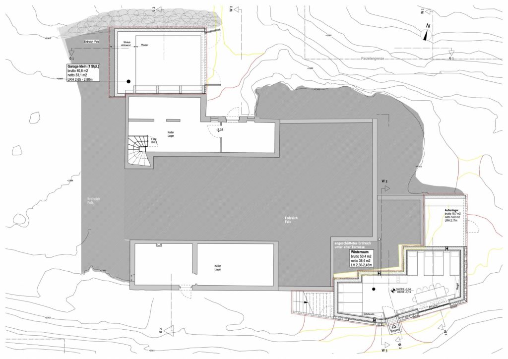 Anbau von einem Winterraum und einer Garage, Baubeginn September 2022