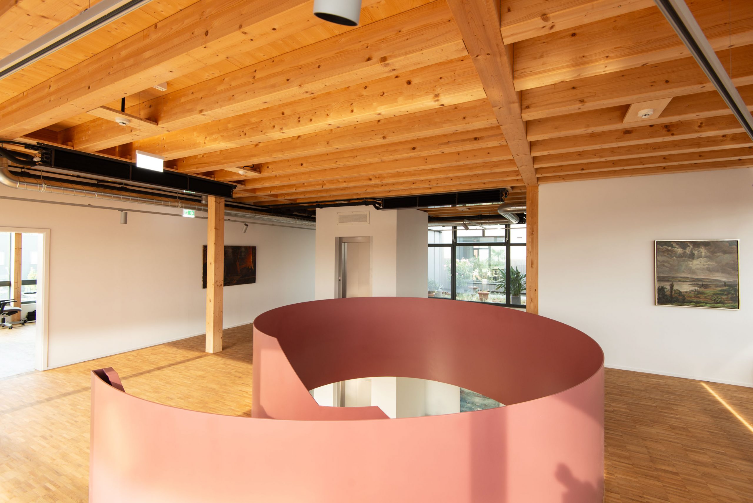 Wendeltreppe Foyer OG