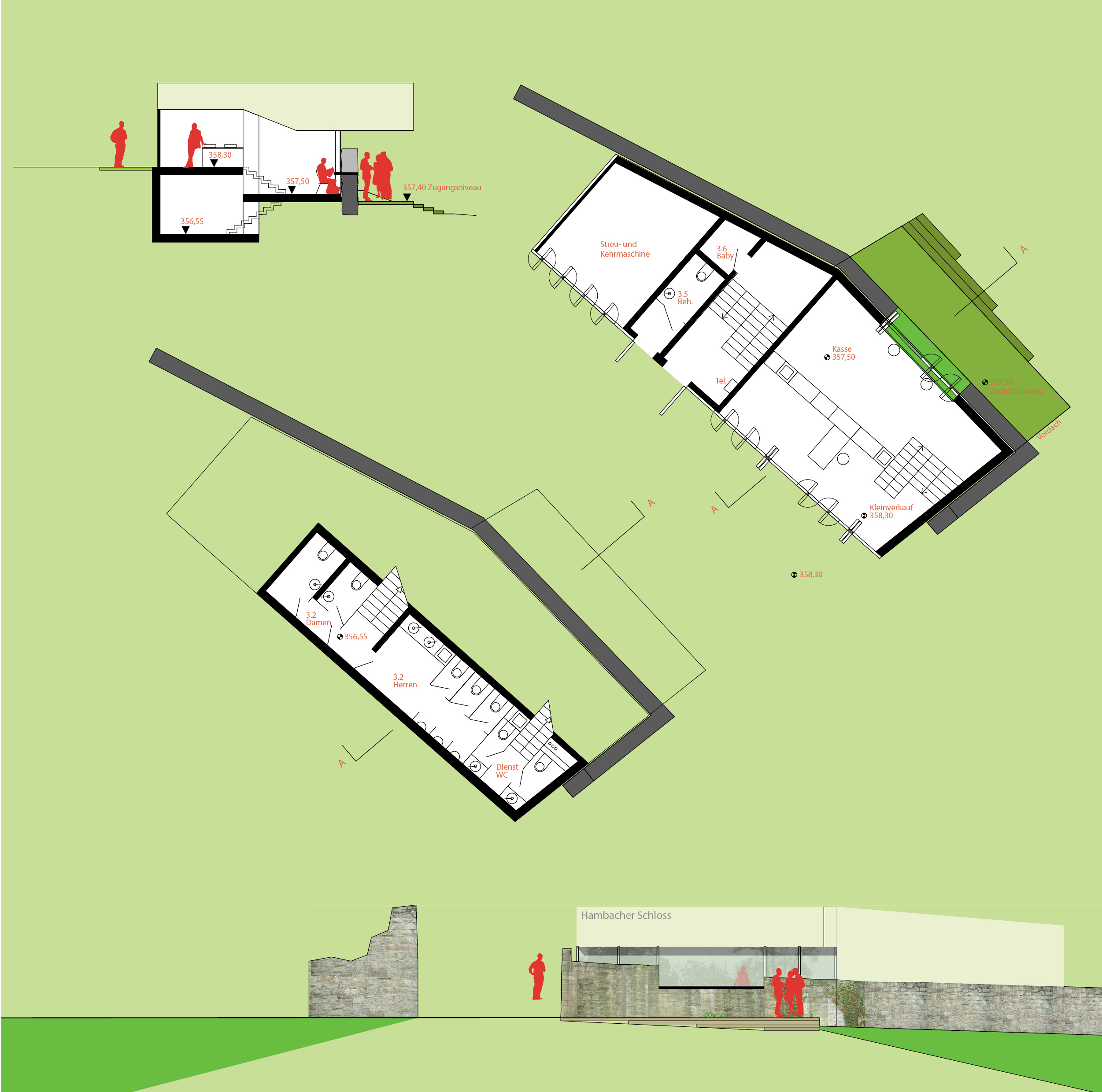 Eingangsbereich, Kasse, Info