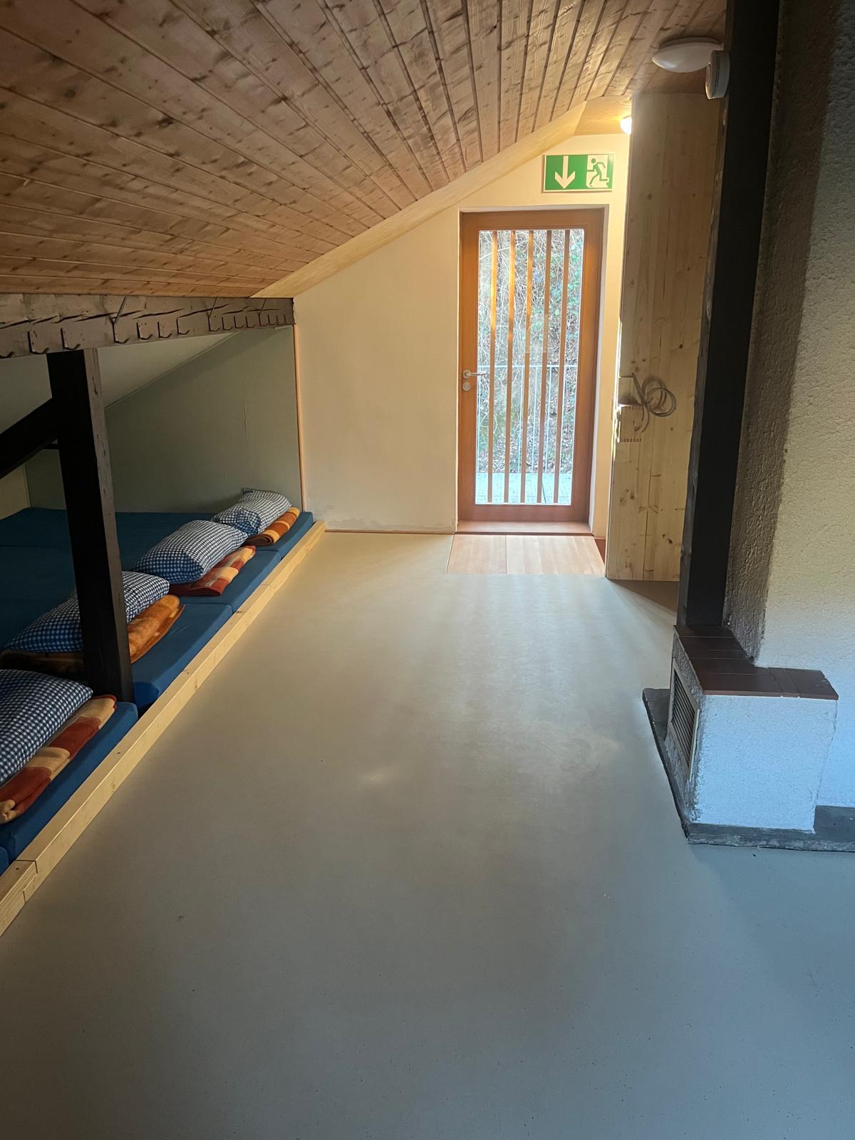 Ausgang aus Schlafraum