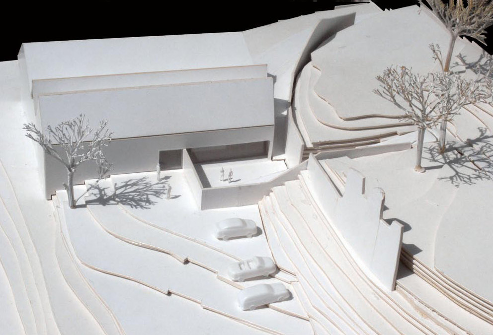 Modellfoto_Umbau Restaurant mit Entree