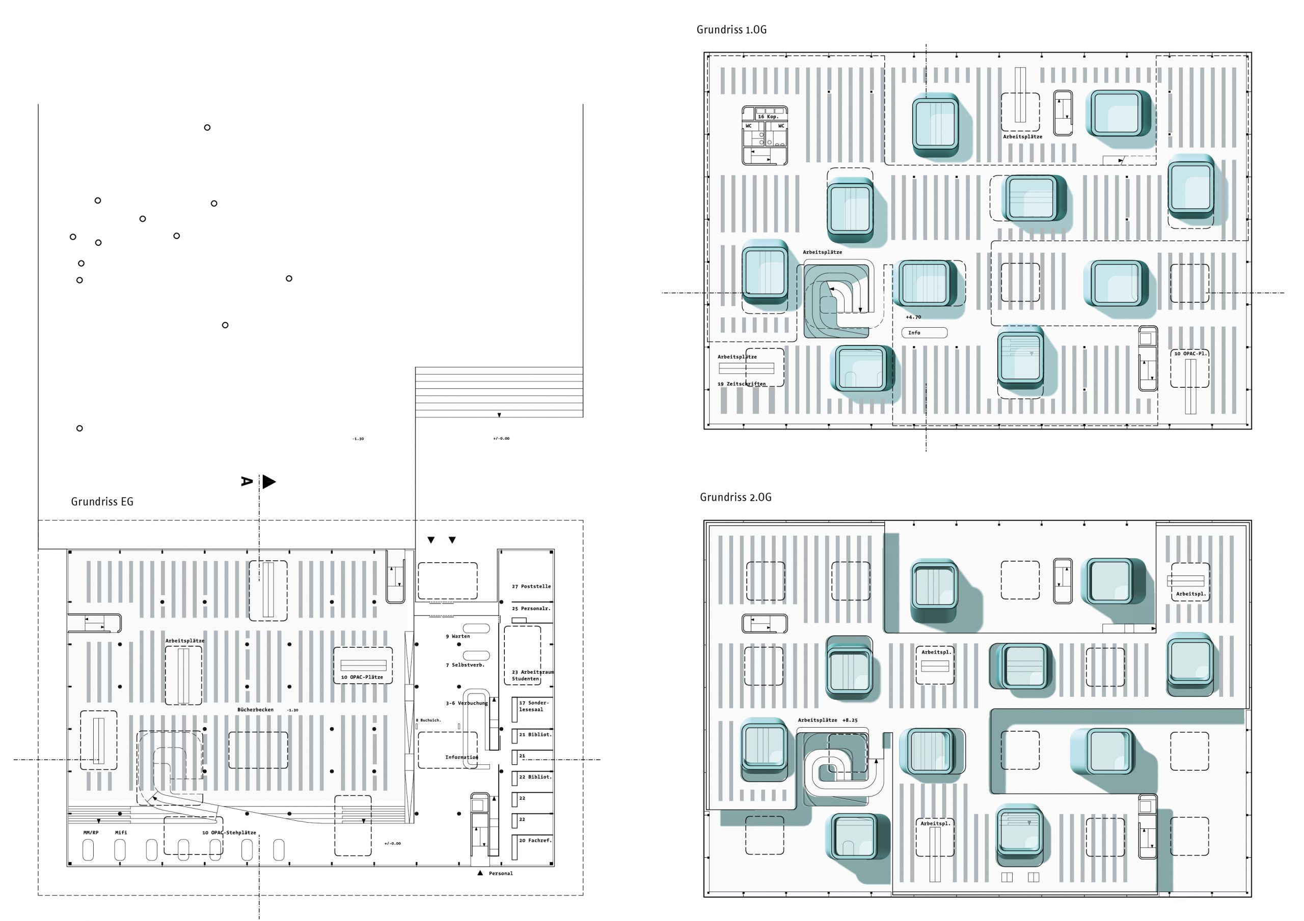 Unibibliothek Braunschweig_Grundrisse