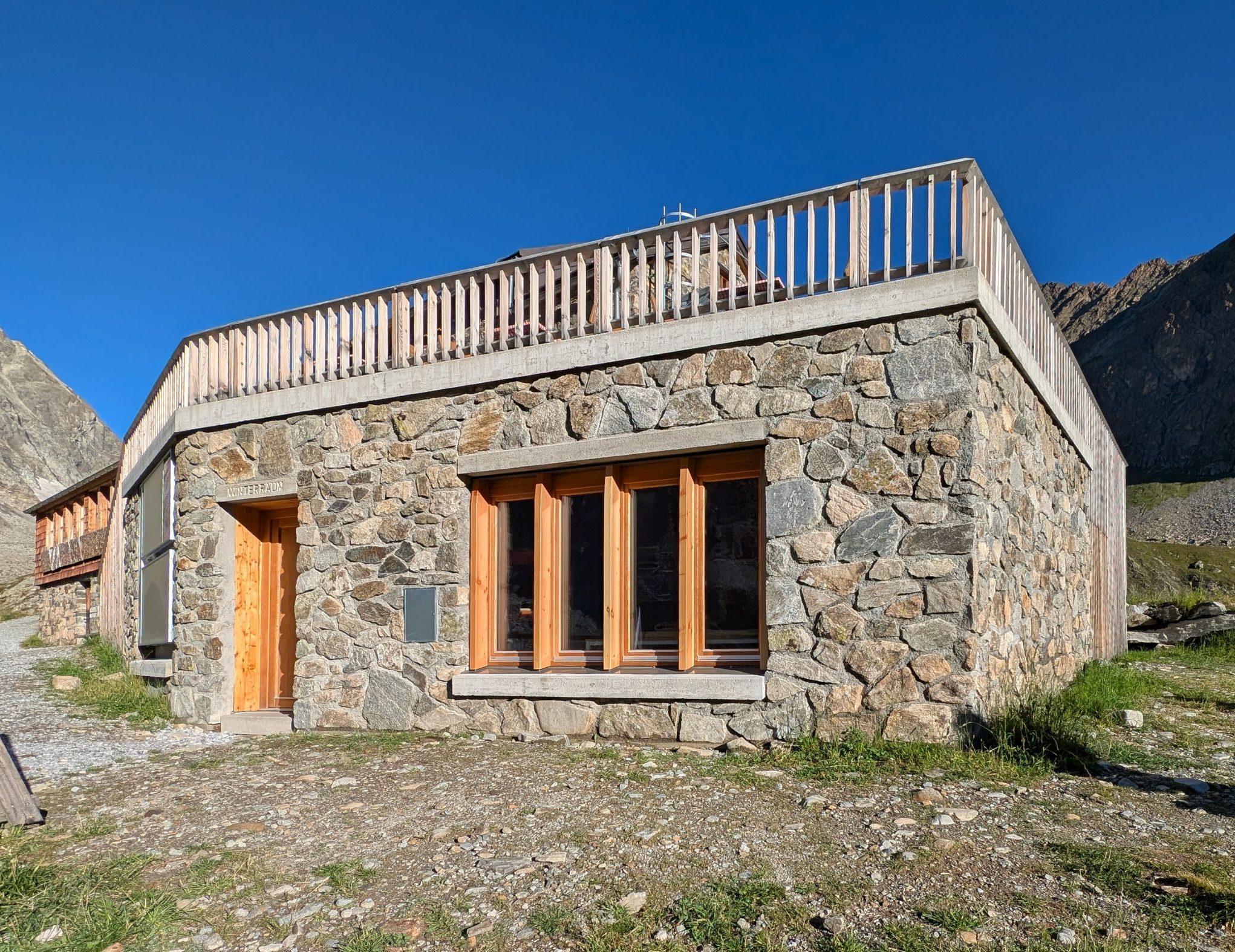 Winterraum mit Terrasse